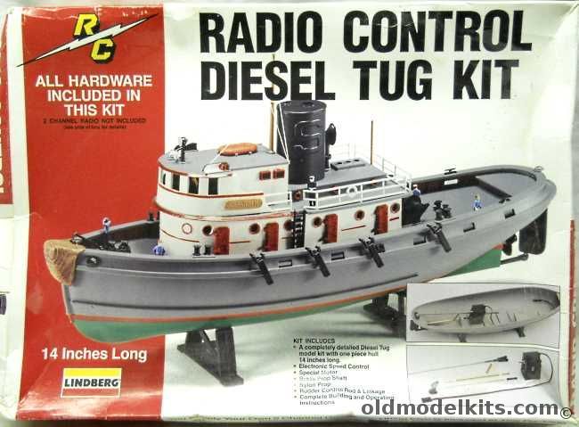 Lindberg 1/76 Radio Control Diesel Tug  (Sea Going Diesel Tugboat Despatch No. 9 of Standard Oil) - (ex Pyro), 70817 plastic model kit